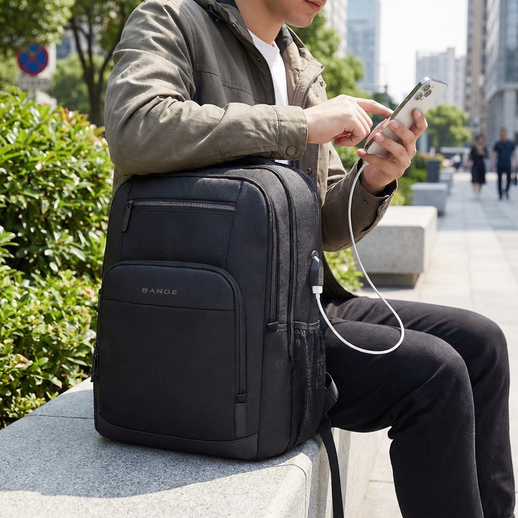 Petit Sac à Dos de voyage Compact - Port USB & Oxford Imperméable