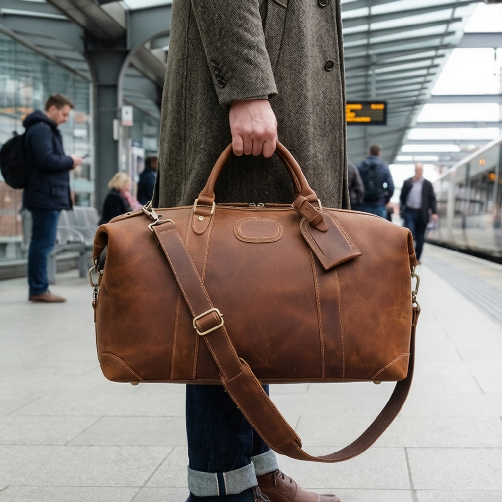 Sac de Voyage Cabine Cuir Vieilli Homme & Femme - 36L