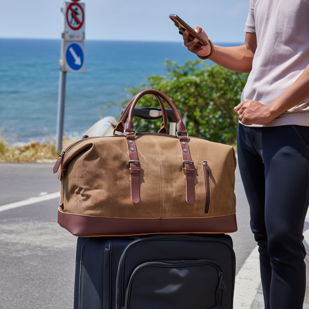 Sac de Voyage Femme en Toile 43L - Format Cabine 54cm