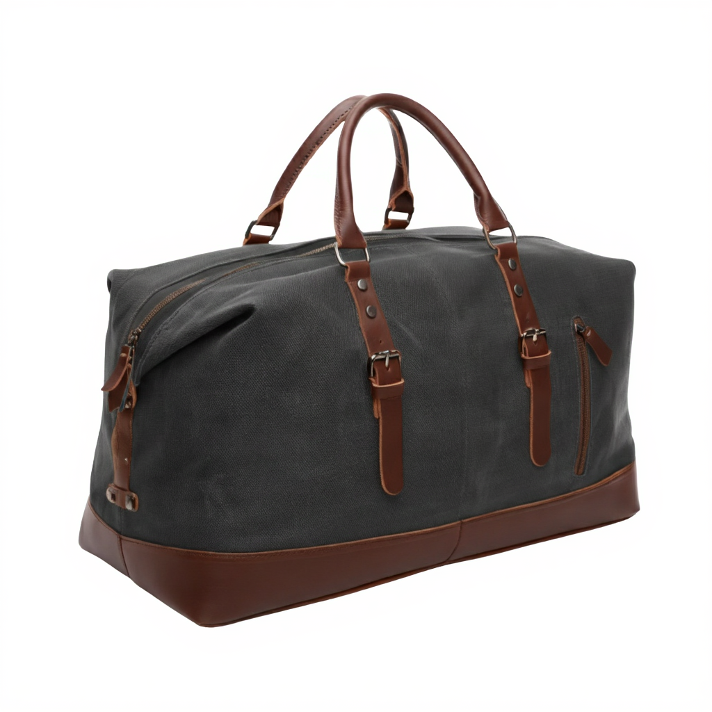 sac-de-voyage-femme-en-toile-43l-format-cabine-54cm-gris-fonce