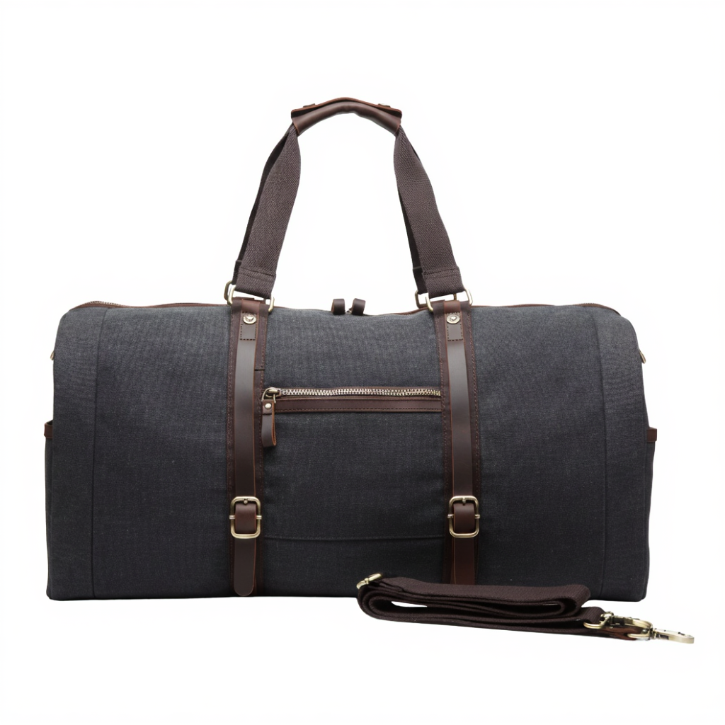 sac-de-voyage-homme-en-toile-41l-format-cylindrique-gris-fonce
