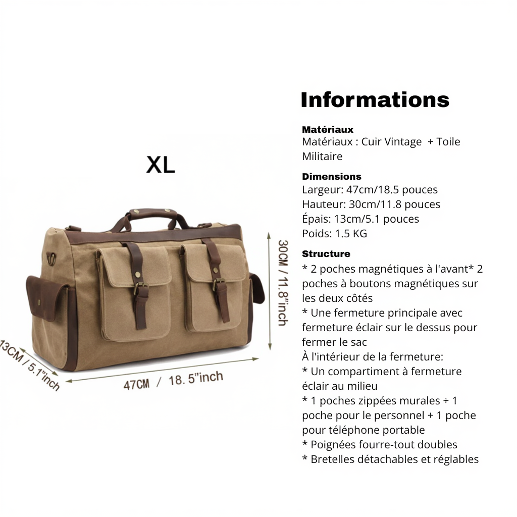 sac-de-voyage-homme-en-toile-et-cuir-bagage-cabine-chic-marron-dimensions-xl