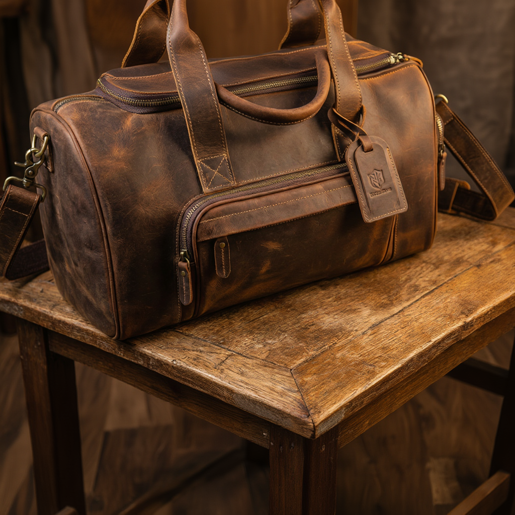 Sac de Voyage Cabine Cuir Homme & Femme - 19L Compact