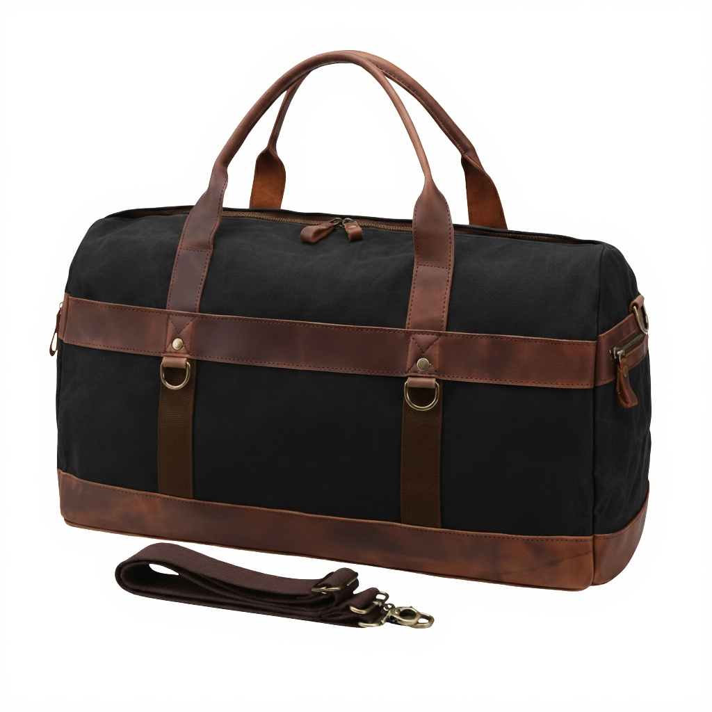 sac-de-voyage-homme-toile-ciree-cuir-43l-style-vintage-noir