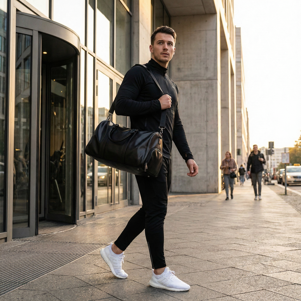 Sac de Voyage Vintage 48h - Étanche & Compartiment Chaussures