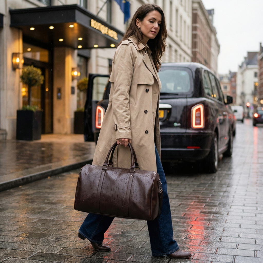 Sac de Voyage Vintage 48h - Étanche & Compartiment Chaussures