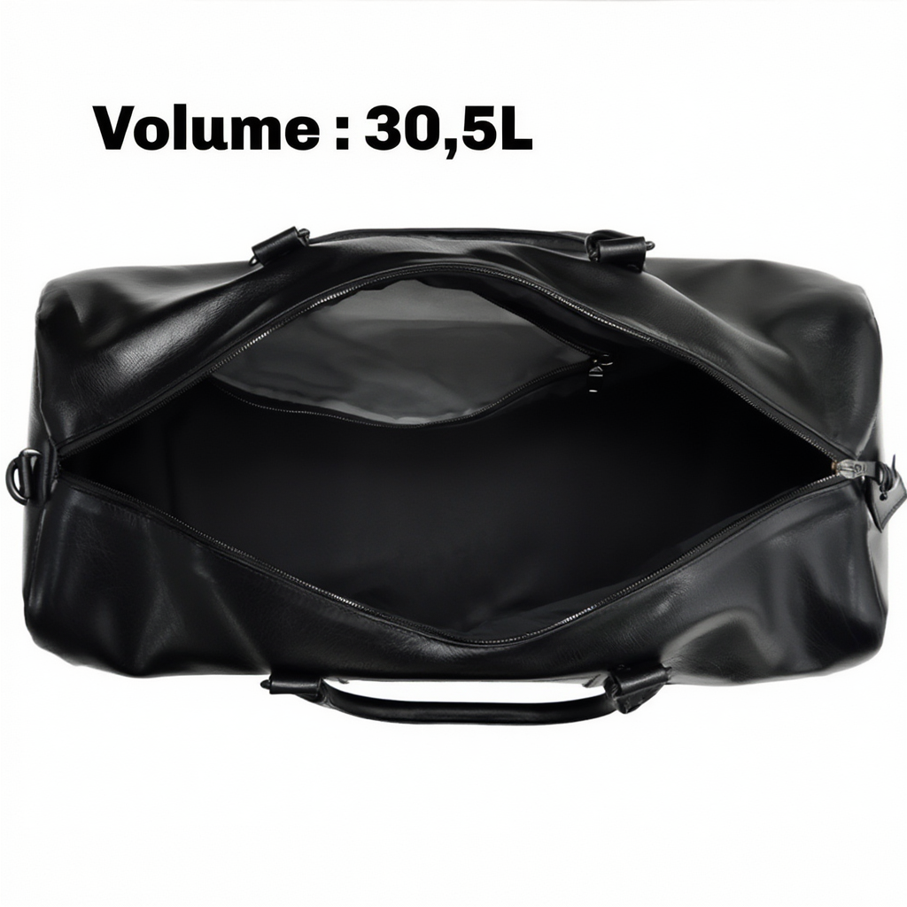 Sac de Voyage Vintage 48h - Étanche & Compartiment Chaussures