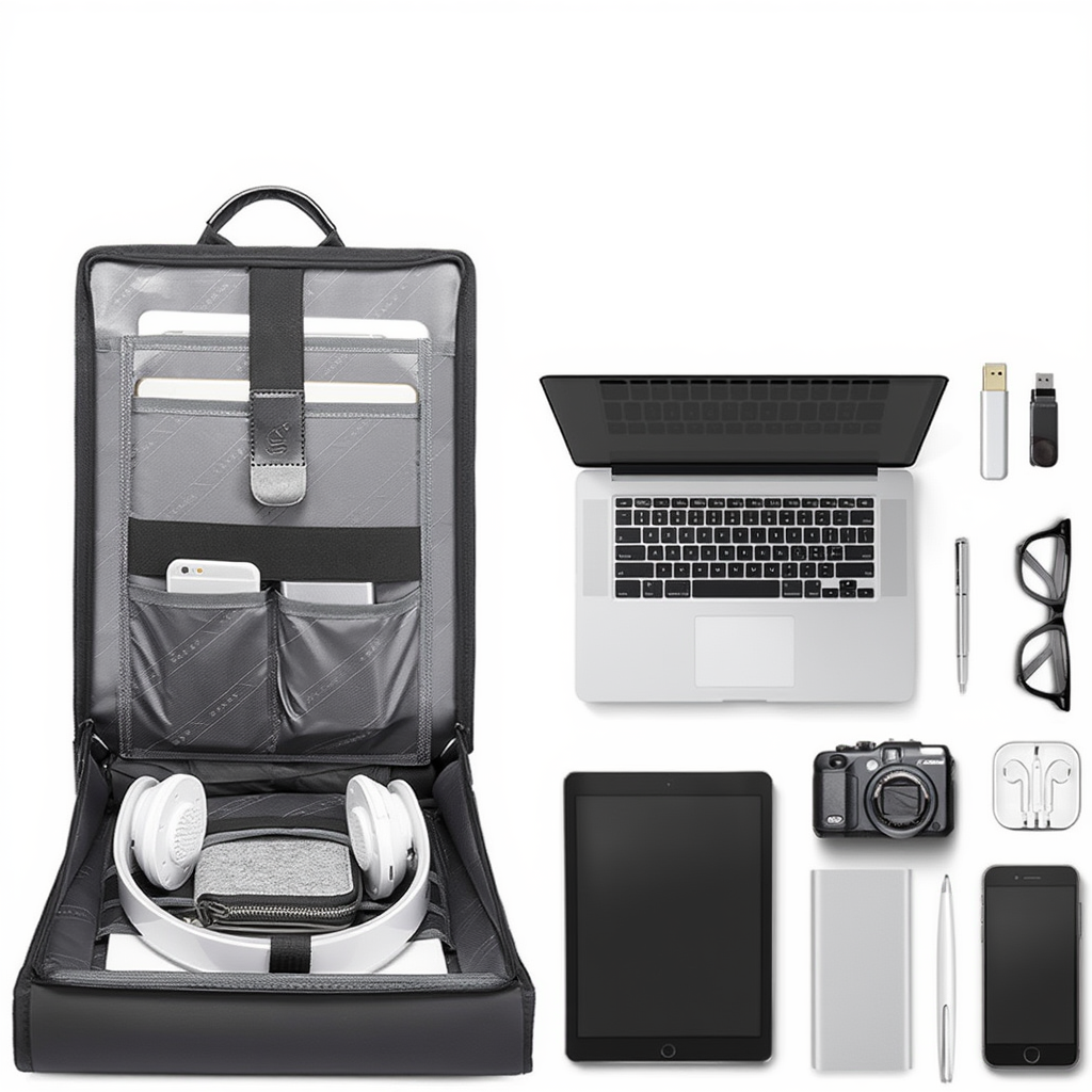 Sac à Dos Business TPU Imperméable - Compact & Confort Coussin d'Air