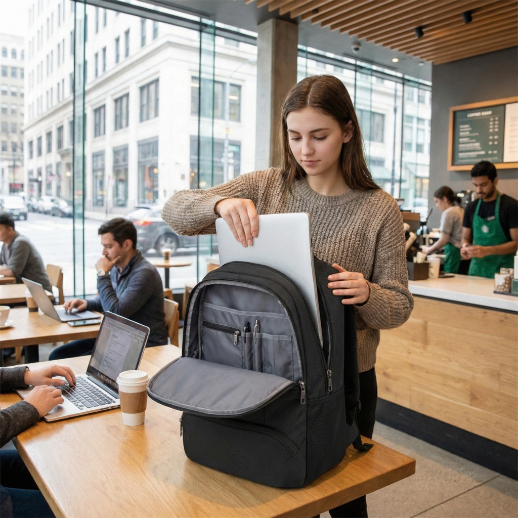 Sac à Dos de Voyage Ordinateur 15.6" - Port USB & Voyage Affaires