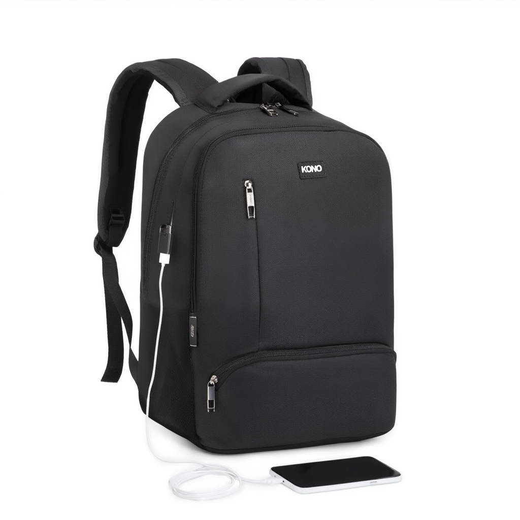 Sac à Dos de Voyage Ordinateur 15.6" - Port USB & Voyage Affaires