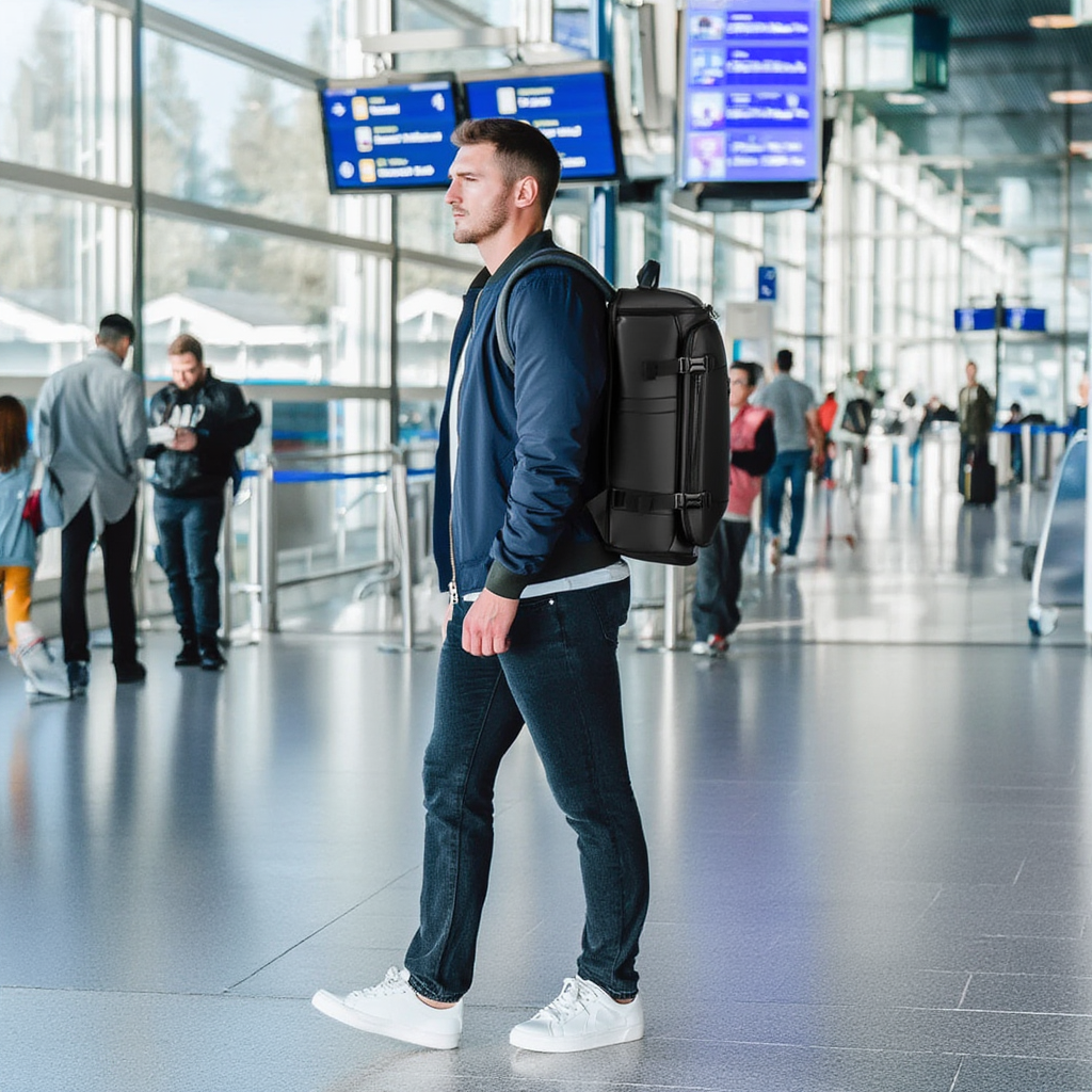 Sac à Dos Homme Mode Oxford - Voyage & PC 20-35L Imperméable