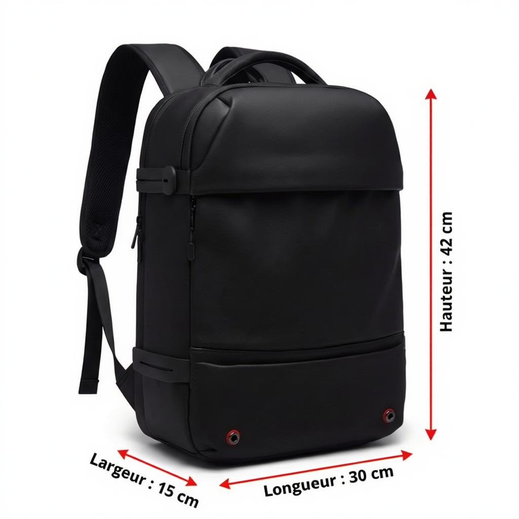 Sac à Dos Voyage Business 17.3" - Imperméable & Port USB