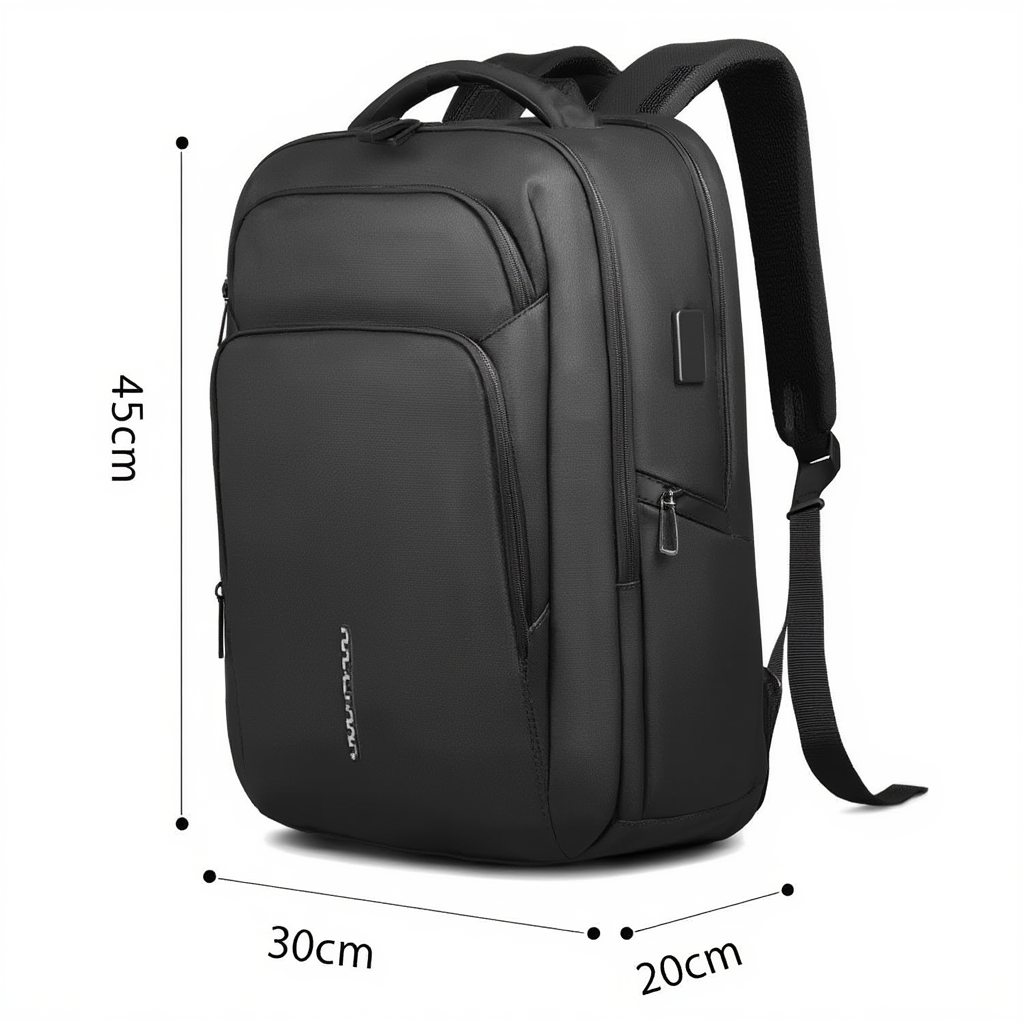 Sac à Dos Voyage Business 17.3" - Port USB & Imperméable