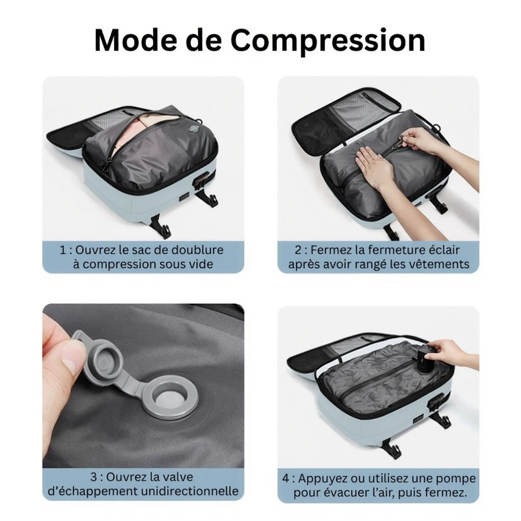 Sac à Dos Voyage Business 17.3" - Imperméable & Port USB