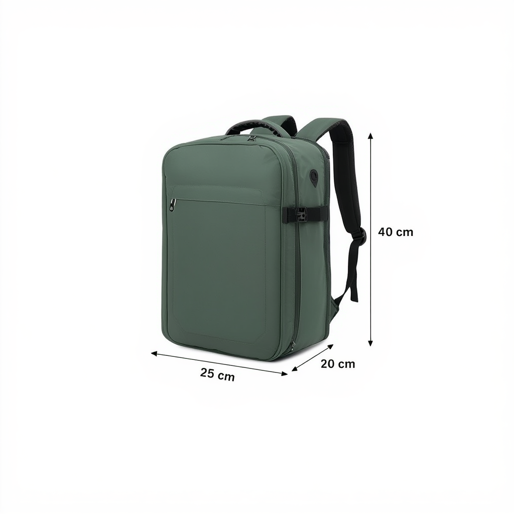 Sac à Dos Voyage Cabine 40x20x25 - 20L & Compartiment PC 15.6"