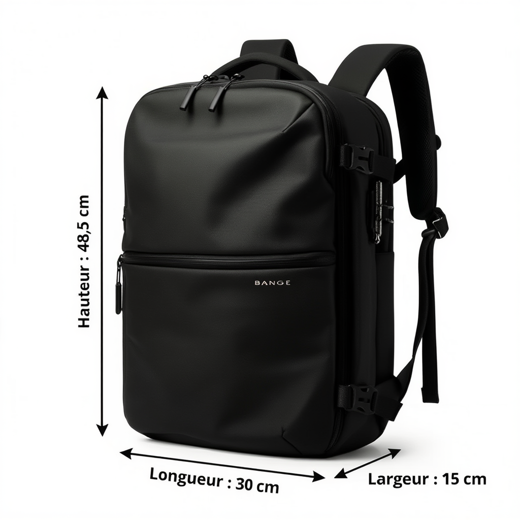 Sac à Dos Voyage Classique Oxford - Imperméable & Compartiment PC