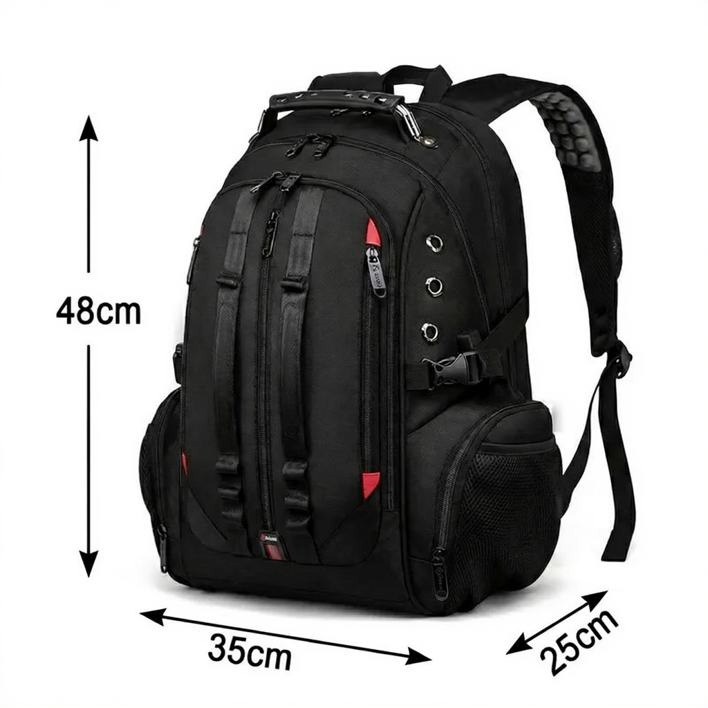 Sac à Dos Voyage Grand Format 36-55L - USB & Imperméable