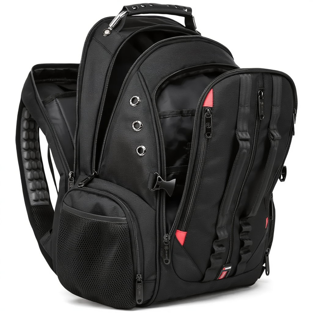 Sac à Dos Voyage Grand Format 36-55L - USB & Imperméable
