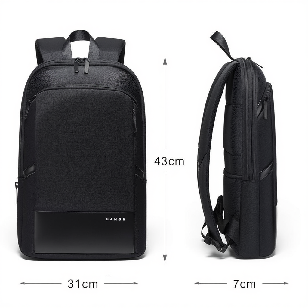 Sac à Dos Voyage imperméable - Housse de Pluie & Compartiment PC