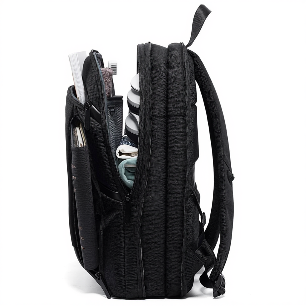 Sac à Dos Voyage imperméable - Housse de Pluie & Compartiment PC