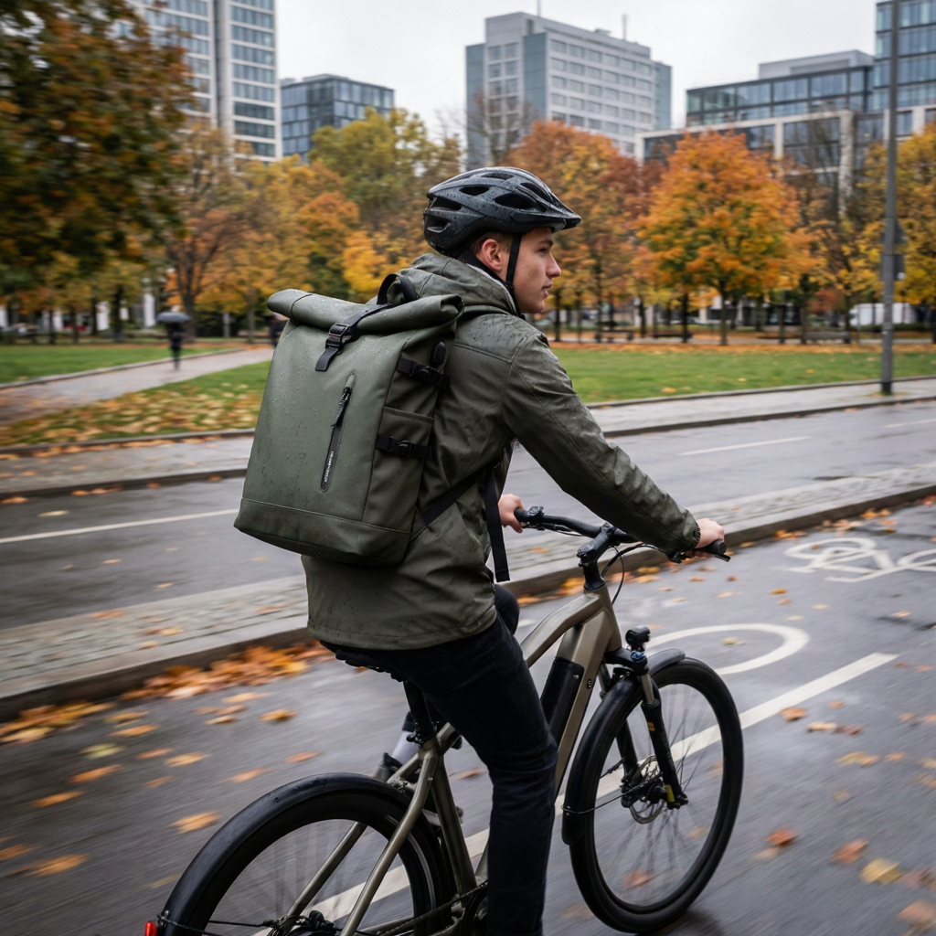 Sac à Dos Voyage Roll Top Extensible - Imperméable & Port USB