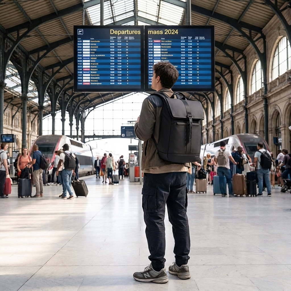 Sac à Dos Voyage Urbain - Imperméable & Compartiment PC
